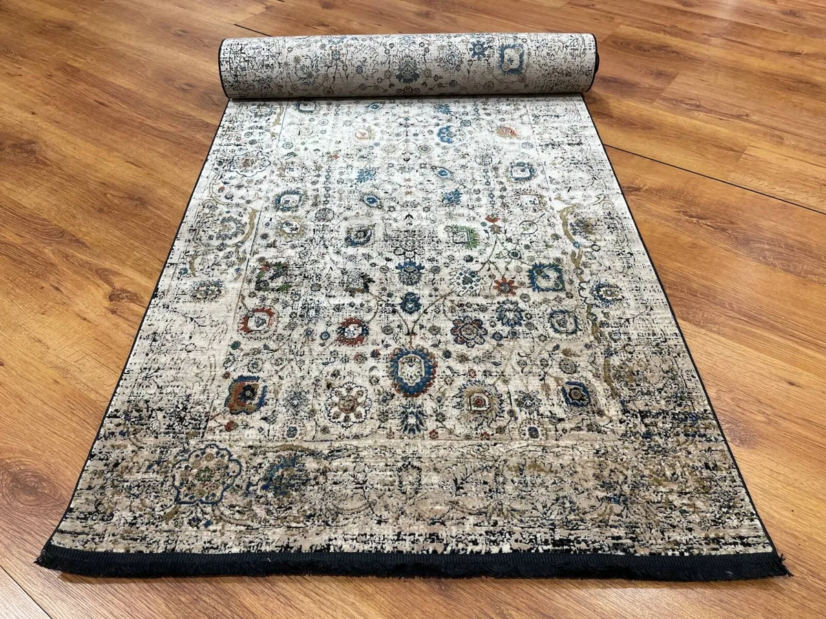 سجادة ممرات من خيوط البامبو - 80×300 سم