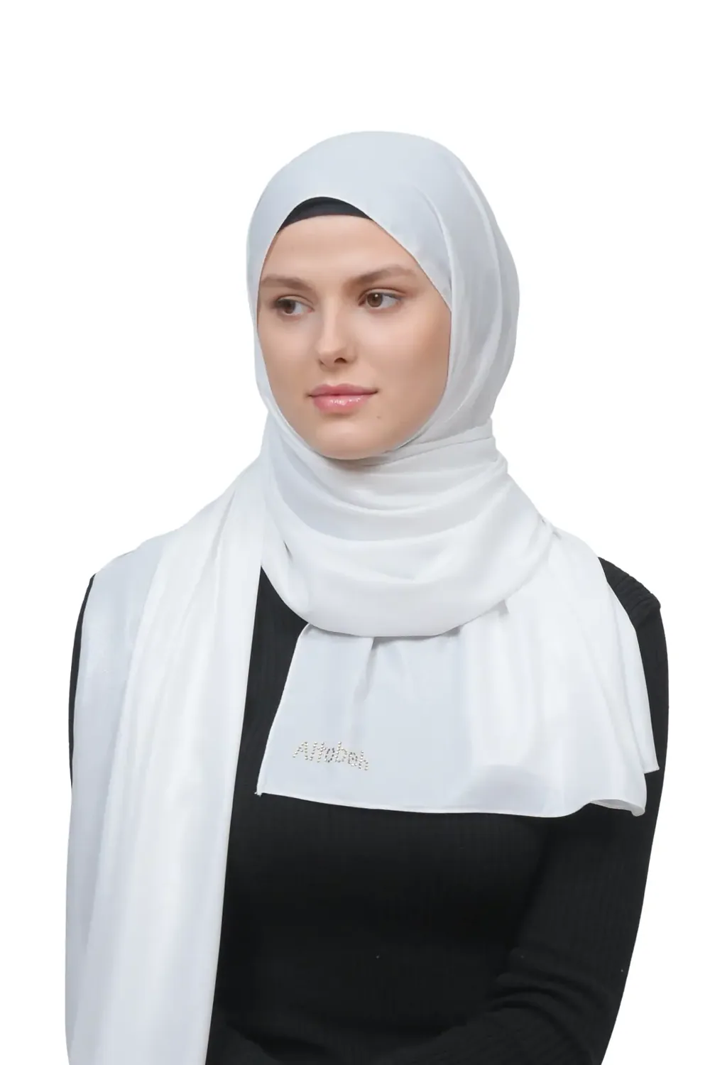 شال شيفون لامع للسهرات