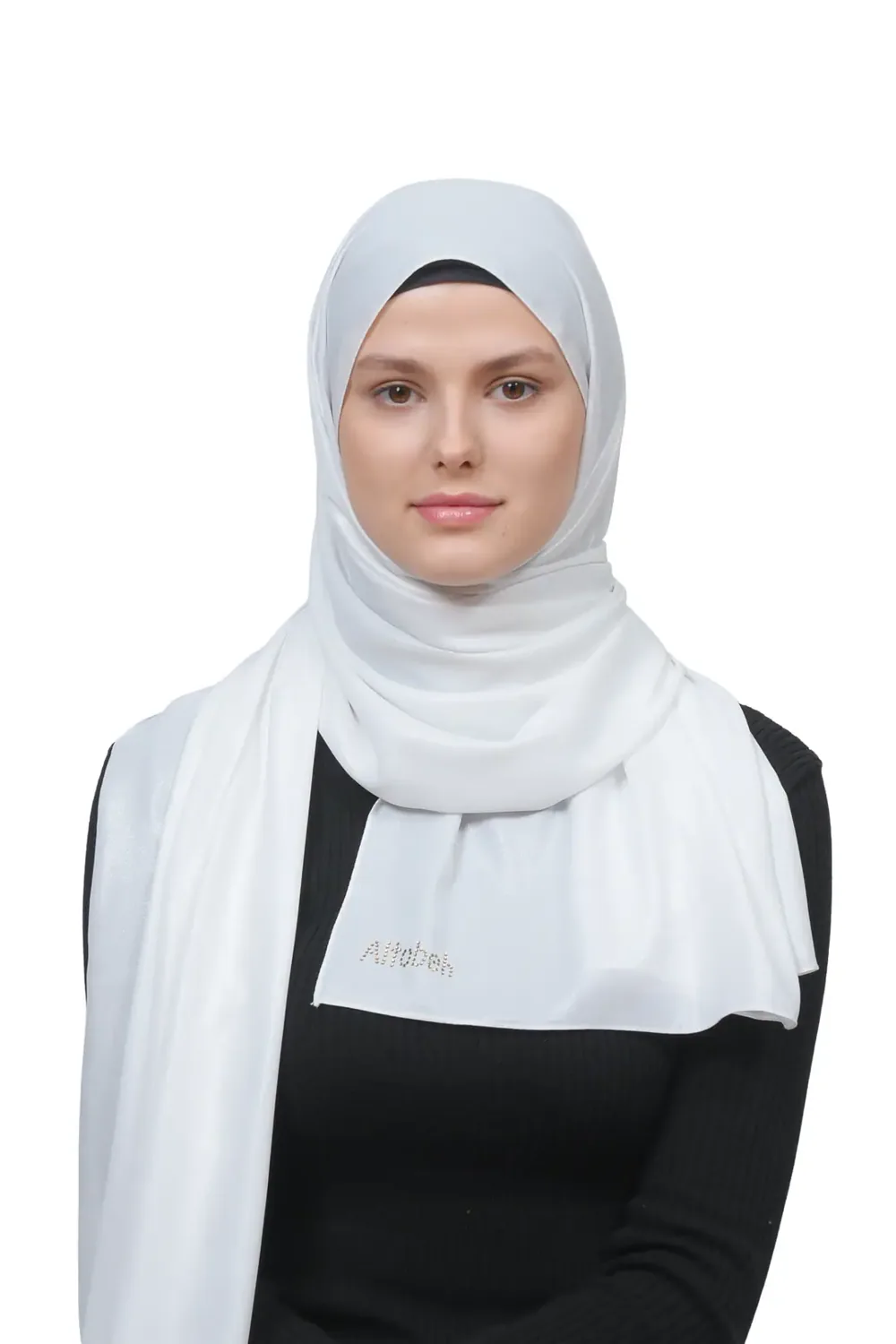 شال شيفون لامع للسهرات - صورة 4