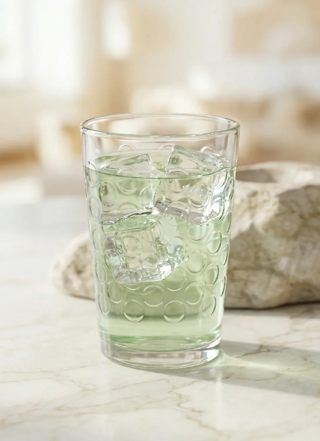 طقم 6 كاسات ماء زجاجية 205 مل