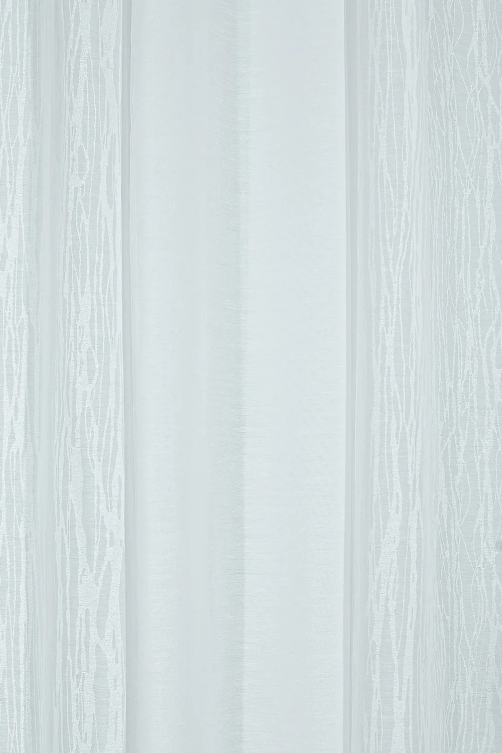 ستارة تول شفاف بلون أبيض مقاس 140×250 سم - صورة 2
