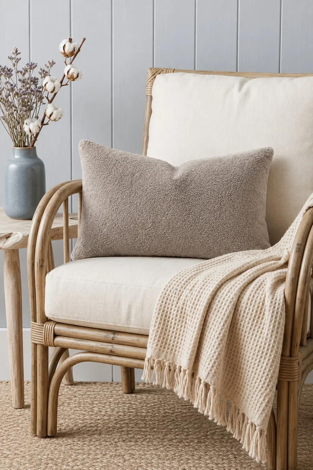 غطاء كوشن سادة 35×50 سم - بني فاتح
