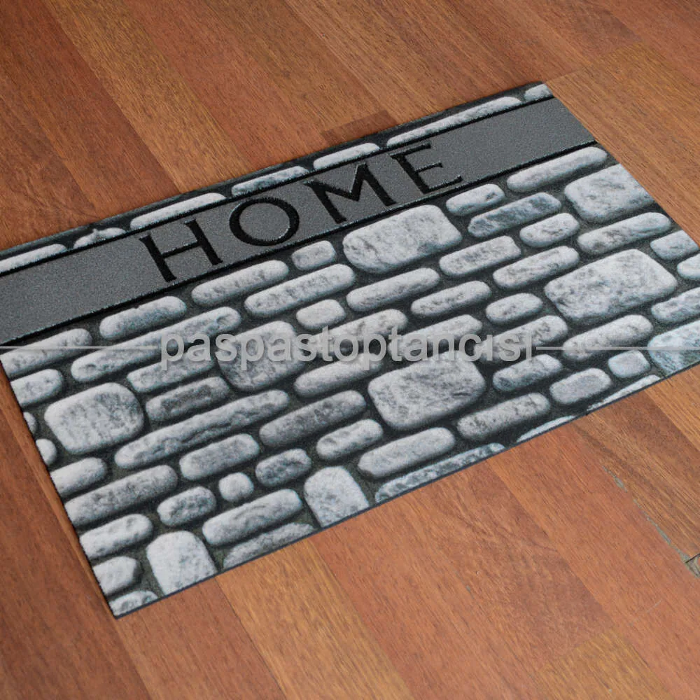 دواسة باب مطاطية بتصميم عتيق - 45×75 سم - صورة 2