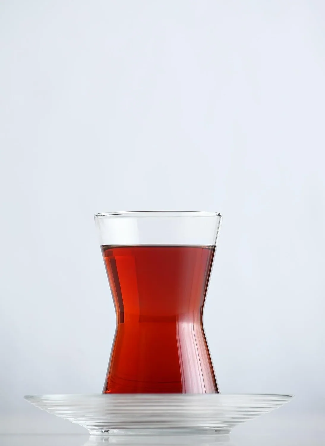 طقم كاسات شاي زجاج 6 أشخاص 140 مل