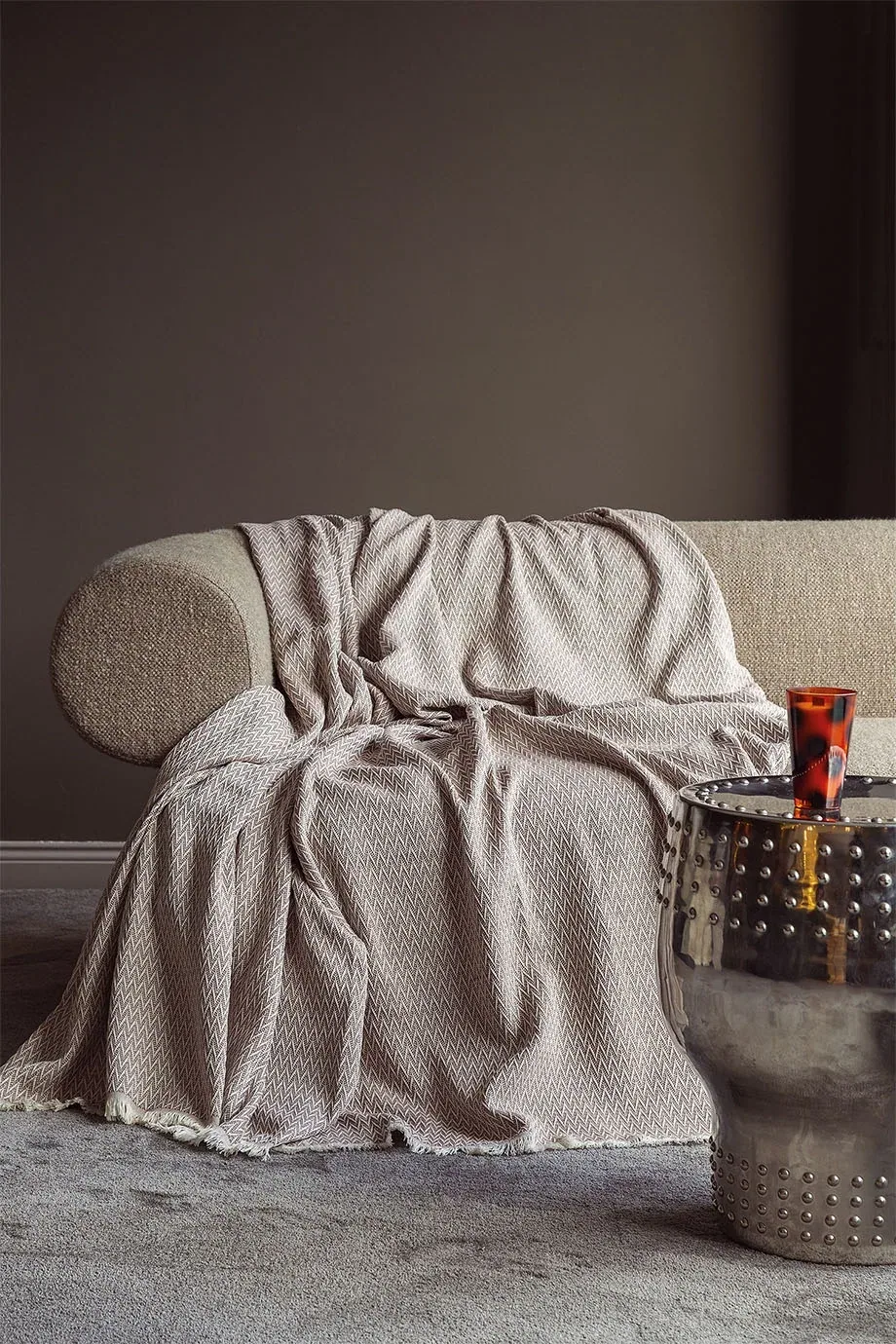 شال كنب جاكار بني 200×230