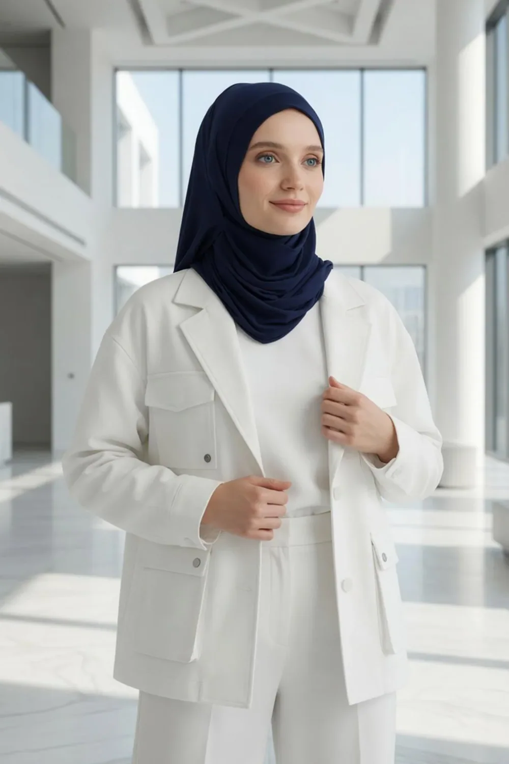 شال جاهز من البينيه القطني - صورة 2