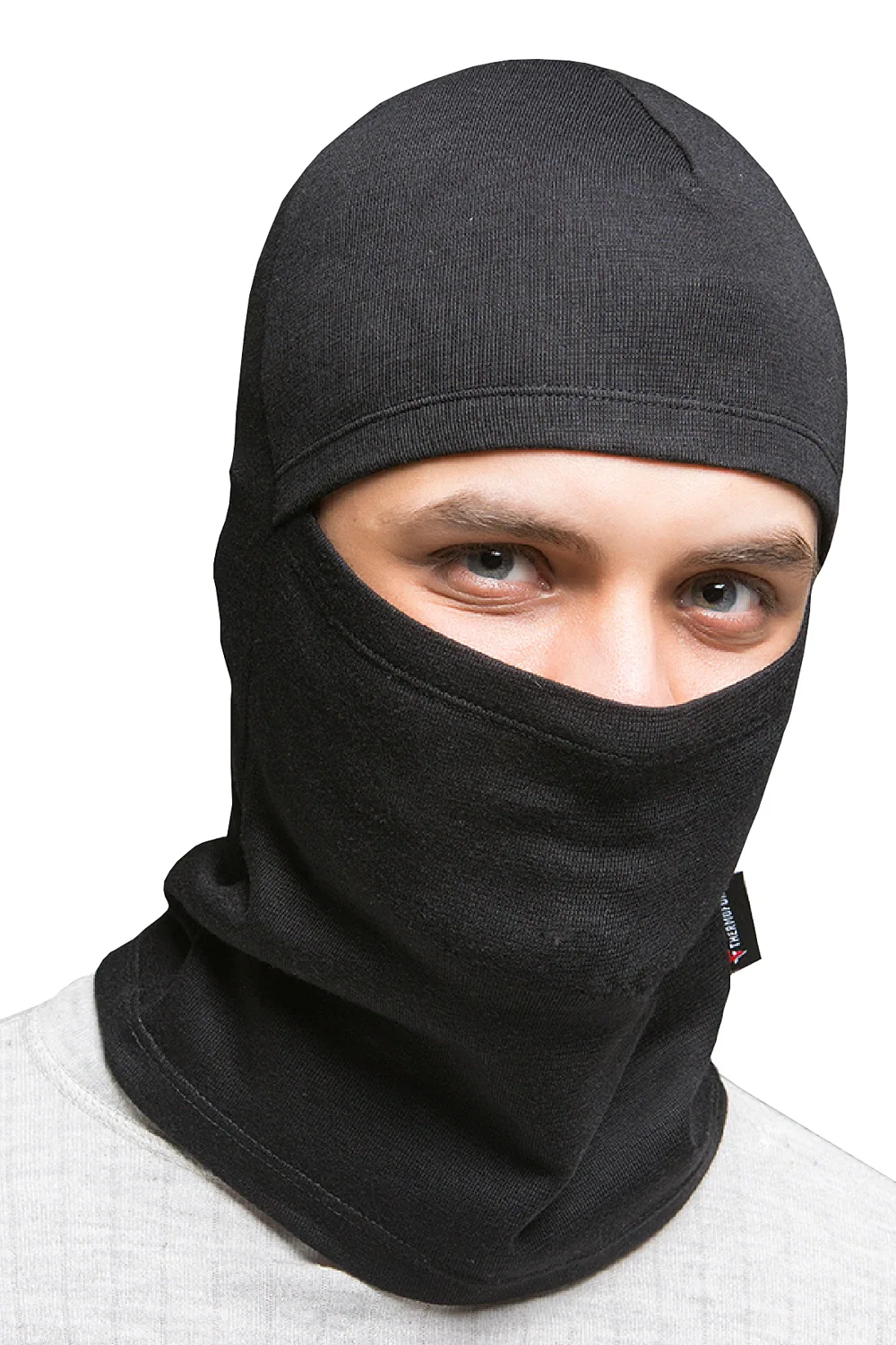 قناع ثلج حراري مزغّب من الداخل أسود