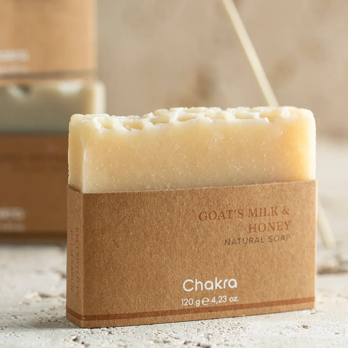 صابون طبيعي بحليب الماعز والعسل ١٢٠ غ - صورة 2