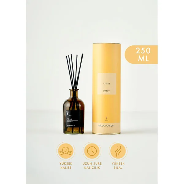 معطر جو بأعواد 250 مل بعبير الحمضيات - أسود