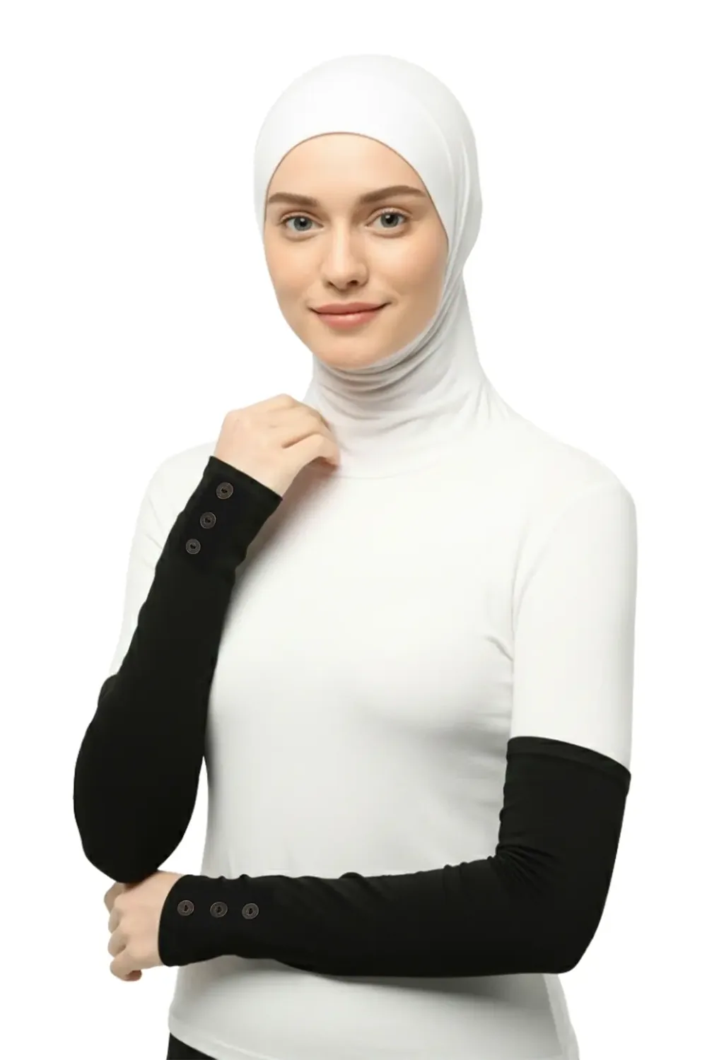 أكمام داخلية بأزرار للصلاة