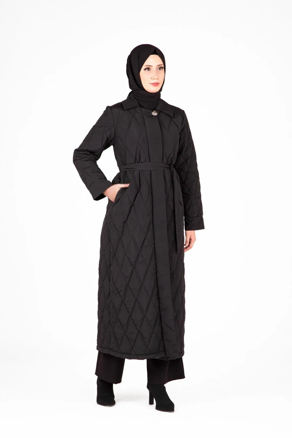 معطف شتوي مبطن كابتونيه - صورة 3