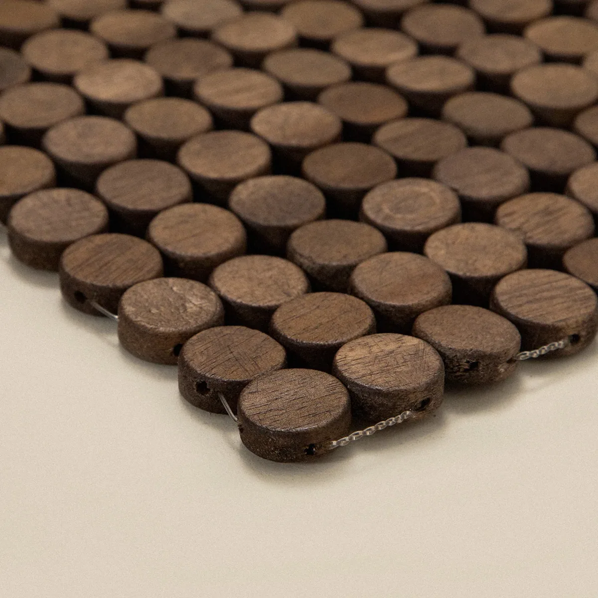دواسة حمام خشب أكاسيا 70×130 سم - طبيعي - صورة 3