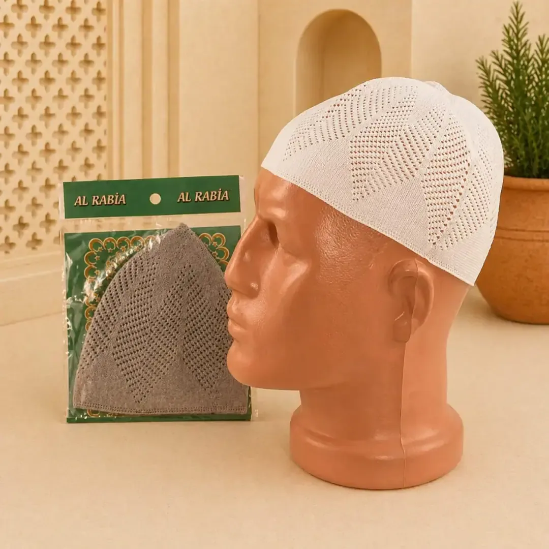 طاقية صلاة محبوكة آلياً