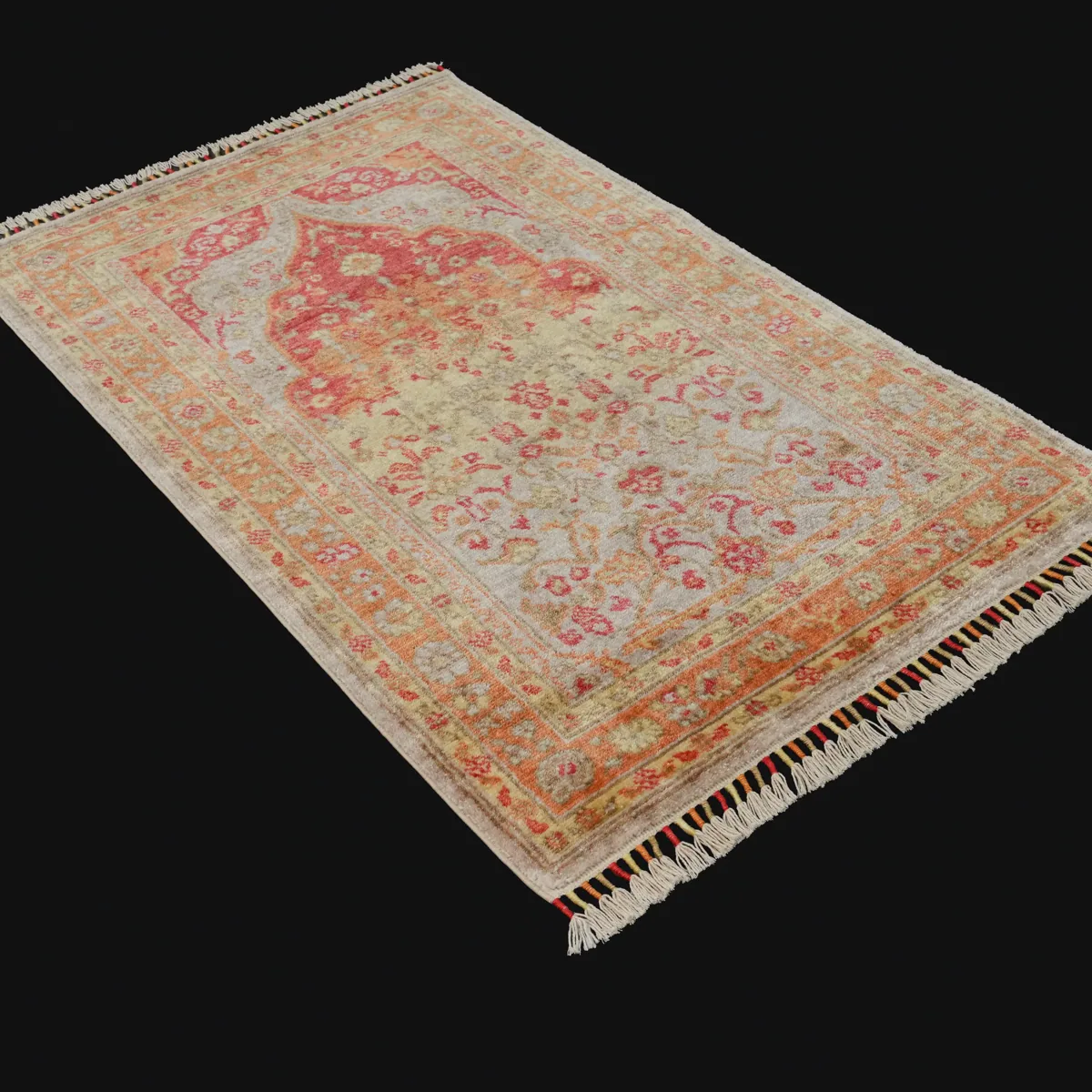 سجادة صلاة منسوجة على النول - متعدد الألوان - 80×130 سم