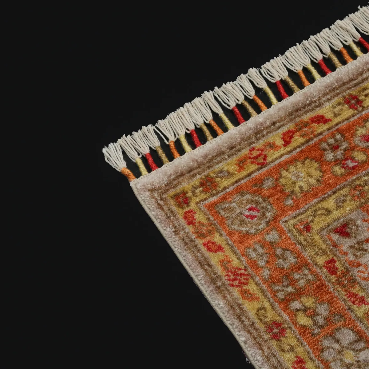 سجادة صلاة منسوجة على النول - متعدد الألوان - 80×130 سم - صورة 3