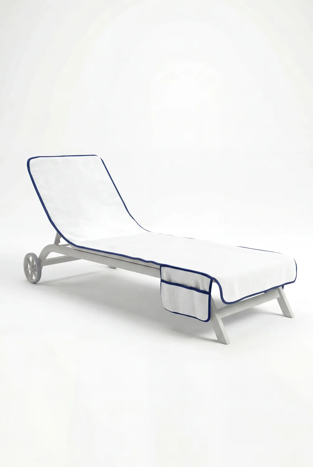 منشفة كرسي استلقاء للمسابح بجيب جانبي - صورة 4