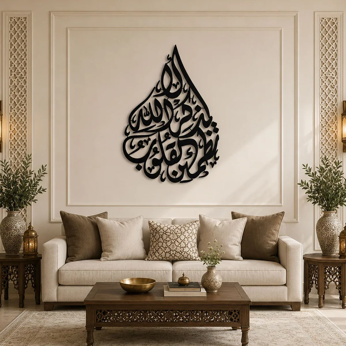 لوحة معدنية بآية من سورة الرعد - صورة 3