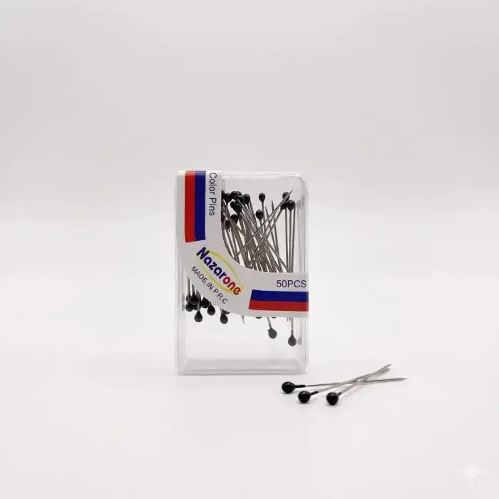 دبوس حجاب أسود مفرد