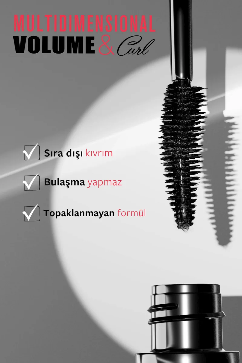 ماسكارا للتكثيف والتقويس بفرشاة ألياف - صورة 3