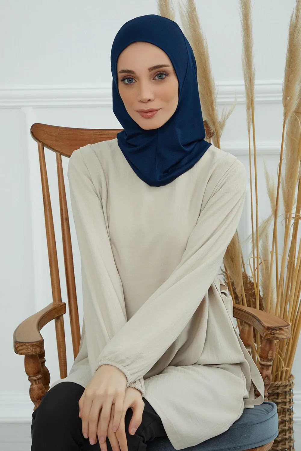 بونيه نينجا قطني يغطي الرقبة كحلي - صورة 4