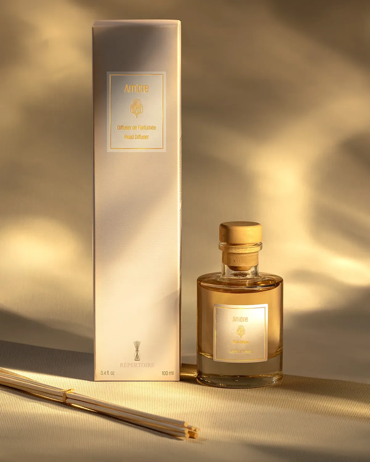 عطر غرف بأعواد 100 مل بعبير العنبر - صورة 2