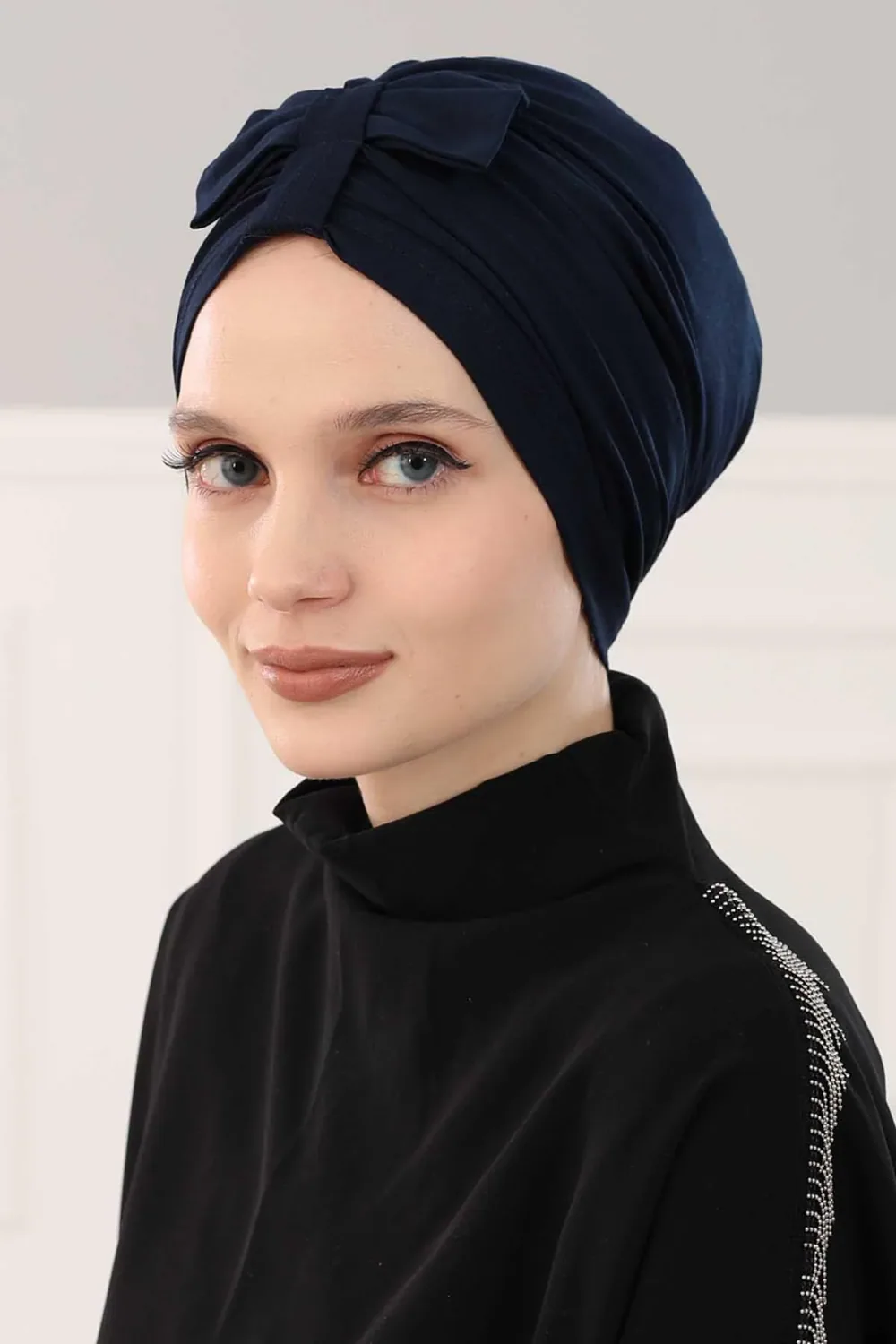 بونيه بينيه بفيونكة أمامية - صورة 2