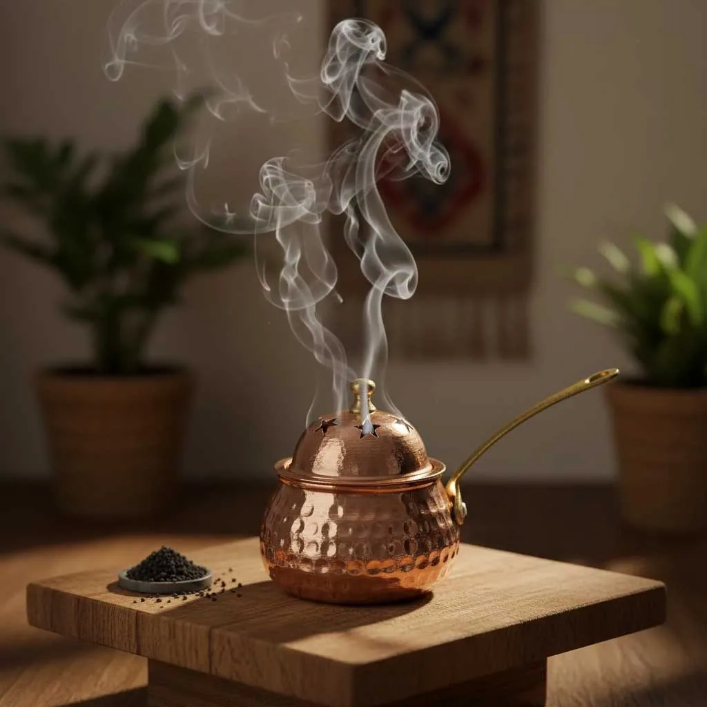 مبخرة نحاس صغيرة