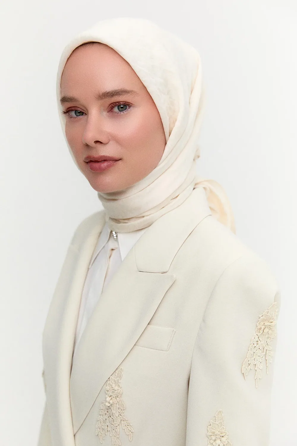 إيشارب فيسكوز بنقشة بيضاوية - صورة 2