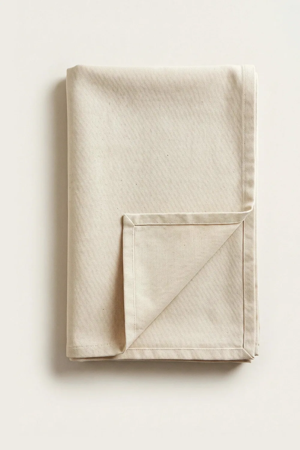 رانر طاولة من كتان سادة 152×42 سم - طبيعي