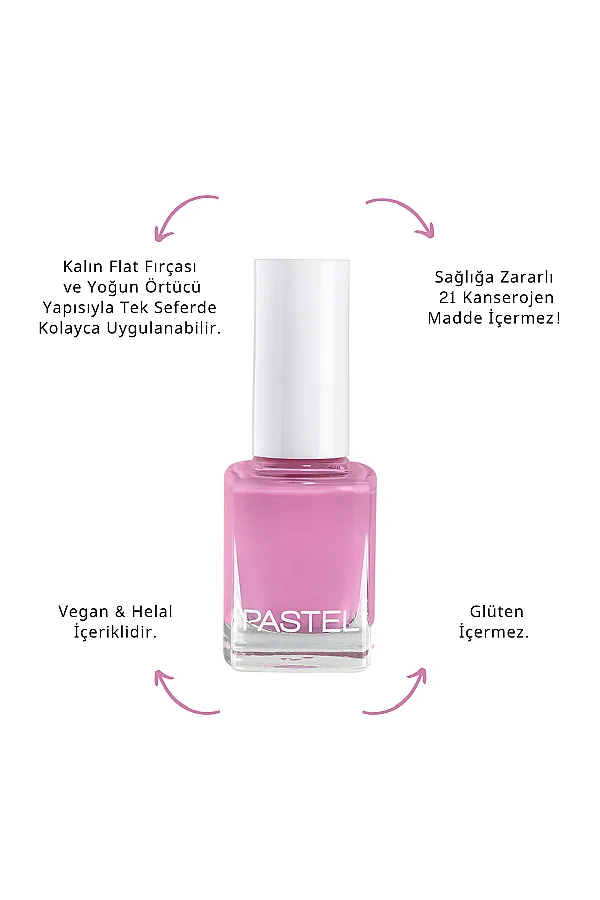 طلاء أظافر وردي درجة 233